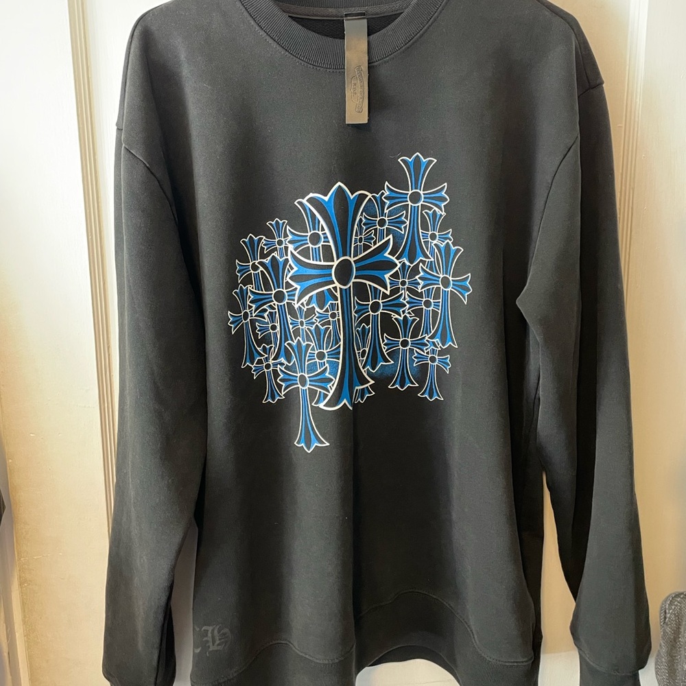 Chrome Hearts Cemetery Cross Crewneck